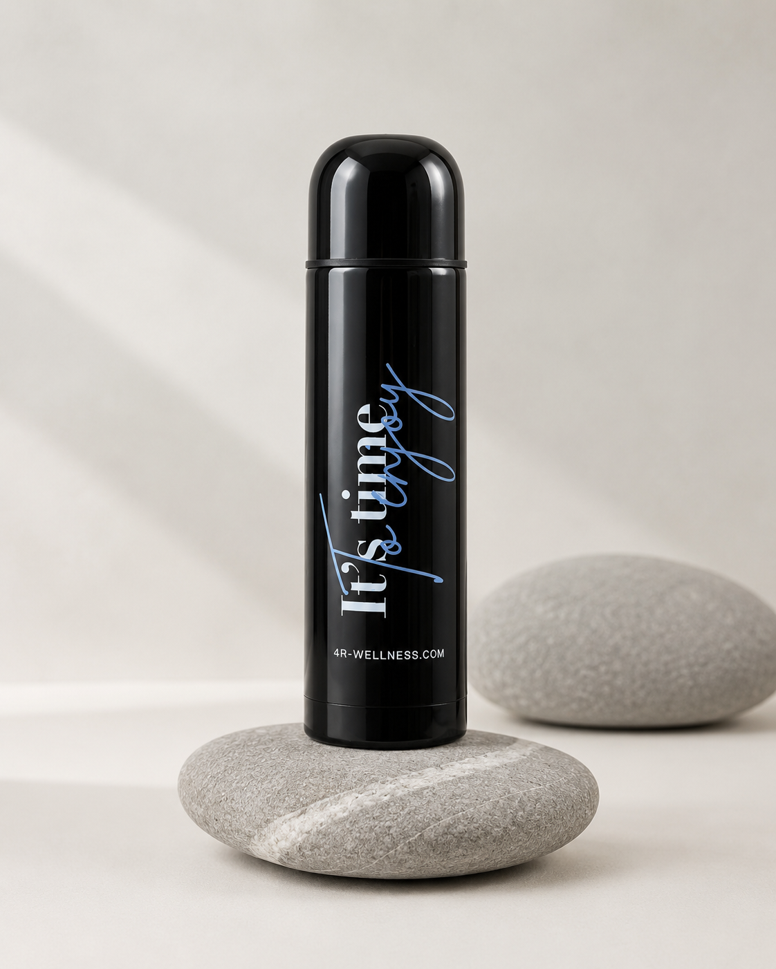 Thermos in acciaio inox — Nero Lucido